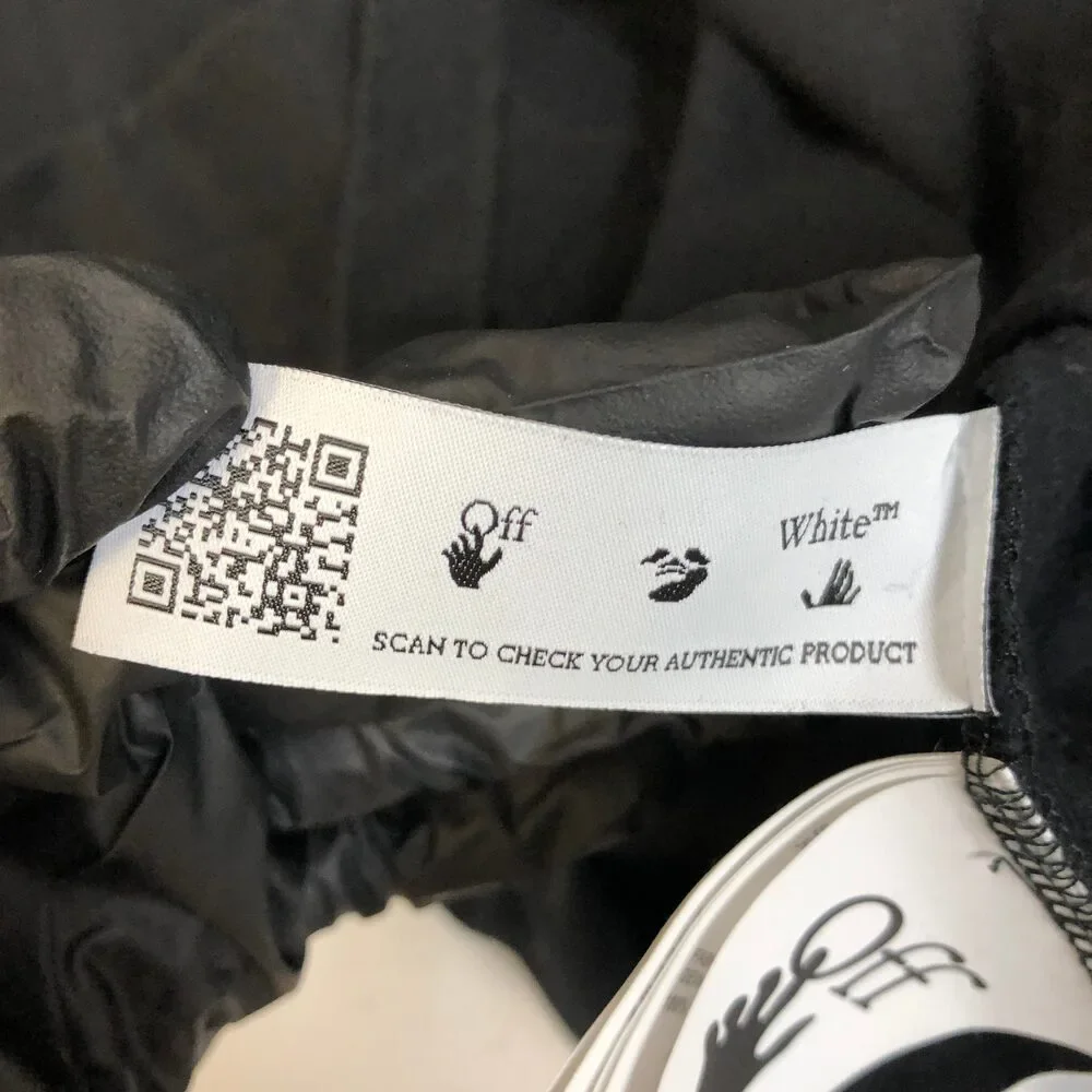 Off-White Graphic Long-Sleeve Cotton Tee Black – Size S - Picture 13 of 15